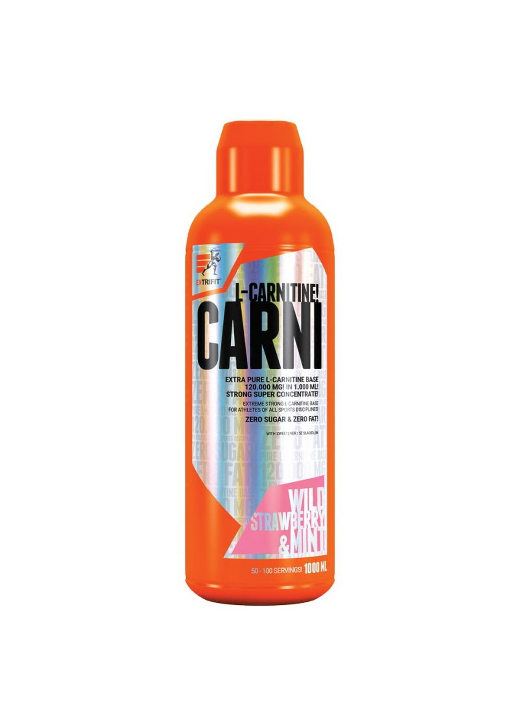 Жироспалювач Carni 120 000 Liquid, 1 літр Суниця з м'ятою Extrifit (293482471)