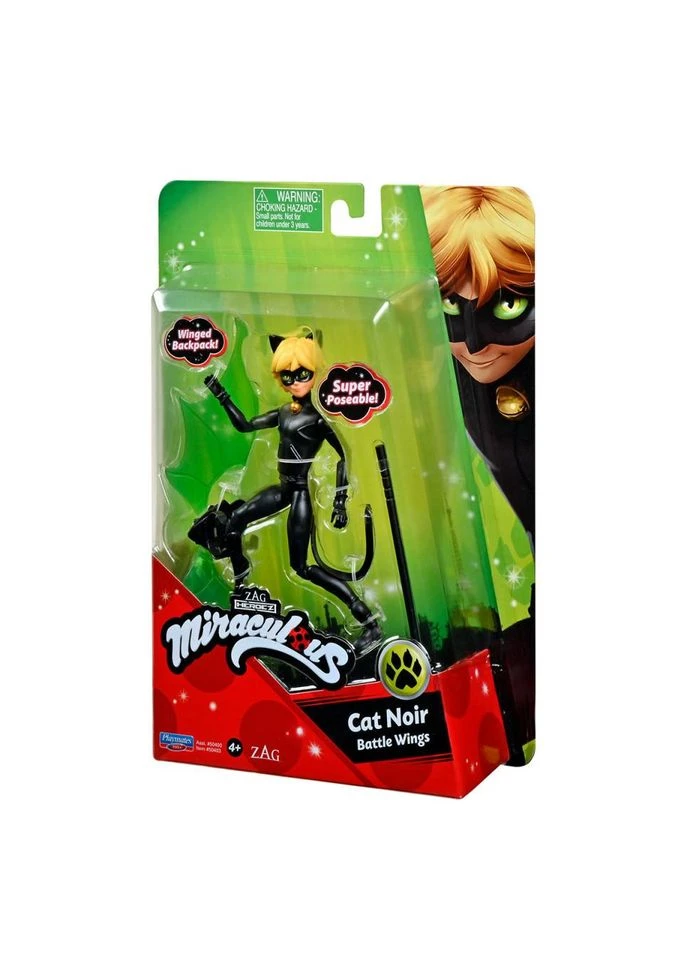 Кукла-мальчик "Леди Баг и Супер-Кот" Супер-Кот Miraculous 50403, 13 см с аксессуарами No Brand (330134829)