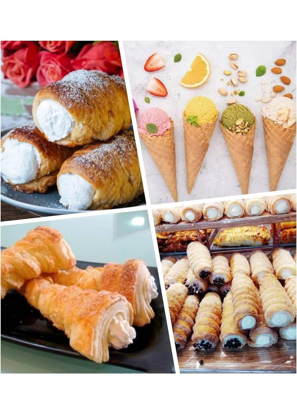 Кондитерські конуси для випічки трубочок «Каннолі» 100 мм (20 штук) Master Class (373313712)