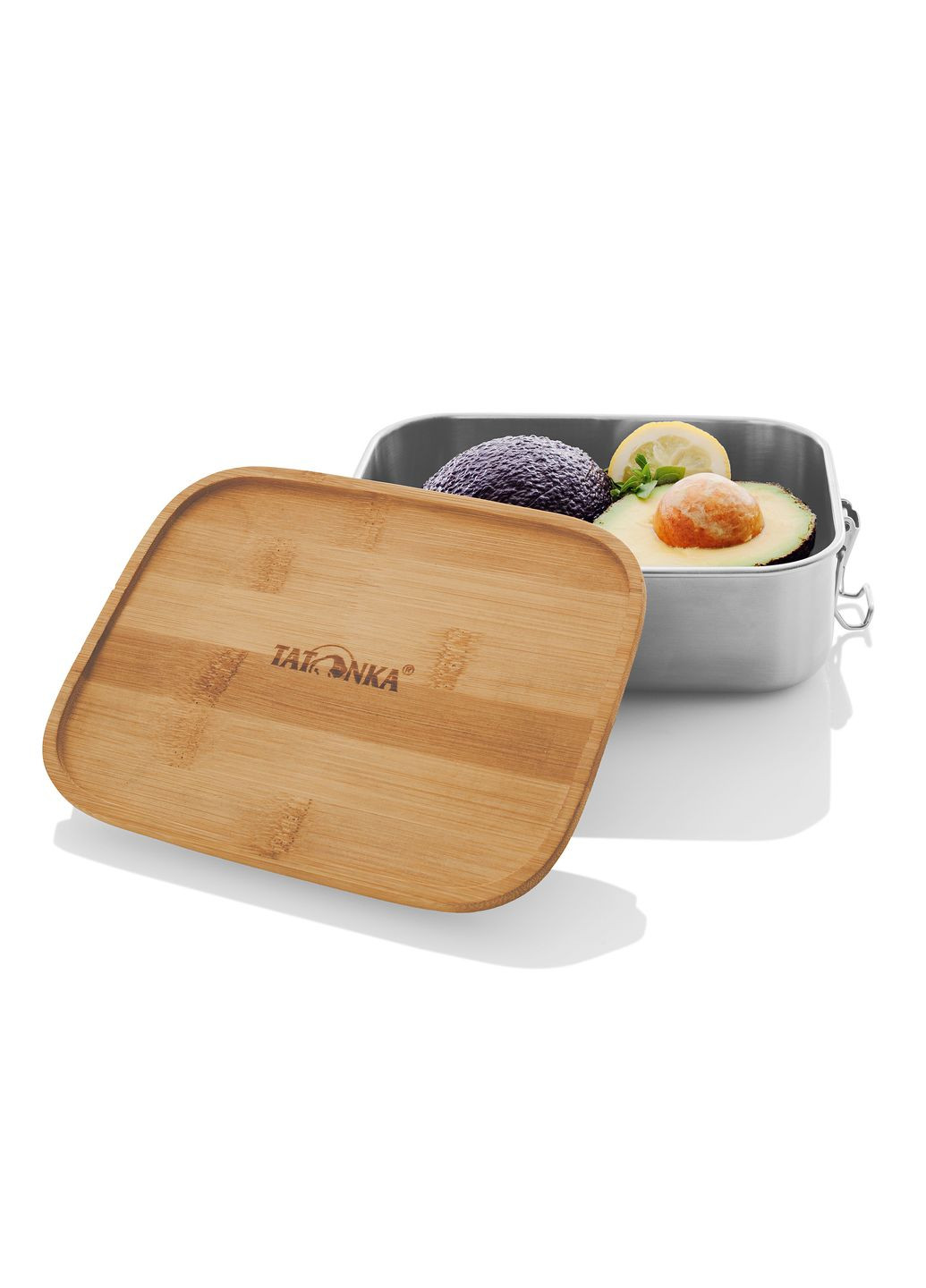 Контейнер для еды Lunch Box I 1000 Bamboo Серебристый Tatonka (278272821)