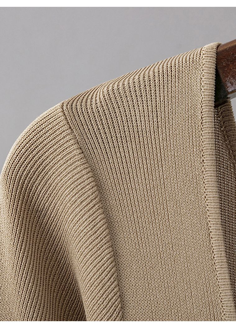 Темно-бежевое кэжуал летнее трикотажное платье для беременных женщин jtu-24 а-силуэт Number Nine