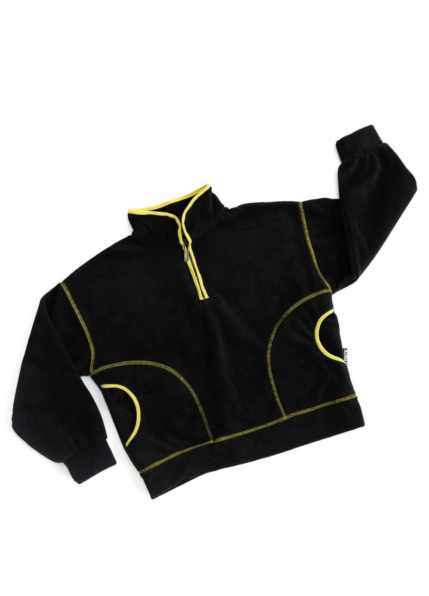 Qoopixie толстовка фліска комфорт alwairkids ( ) (81012) жовтий фліс