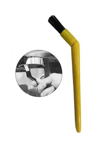 Щетка для чистки групп кофемашины. Желтая (Черные ворсинки) (R-14185-VS) No Brand (303348762)