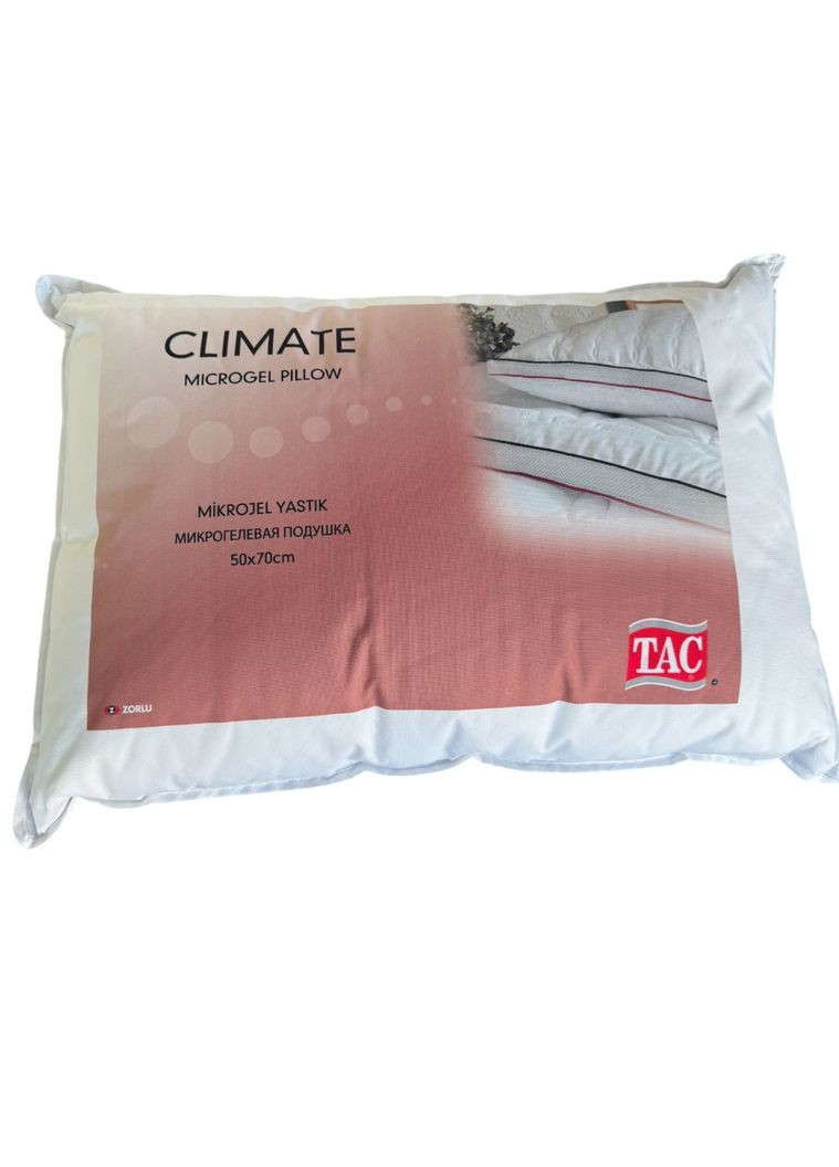 Подушка ТАС Climate мікрогель 50-70 см біла Tac (369504916)