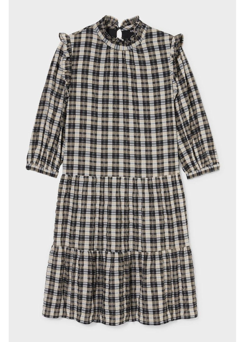 Комбинированное кэжуал платье C&A в клетку