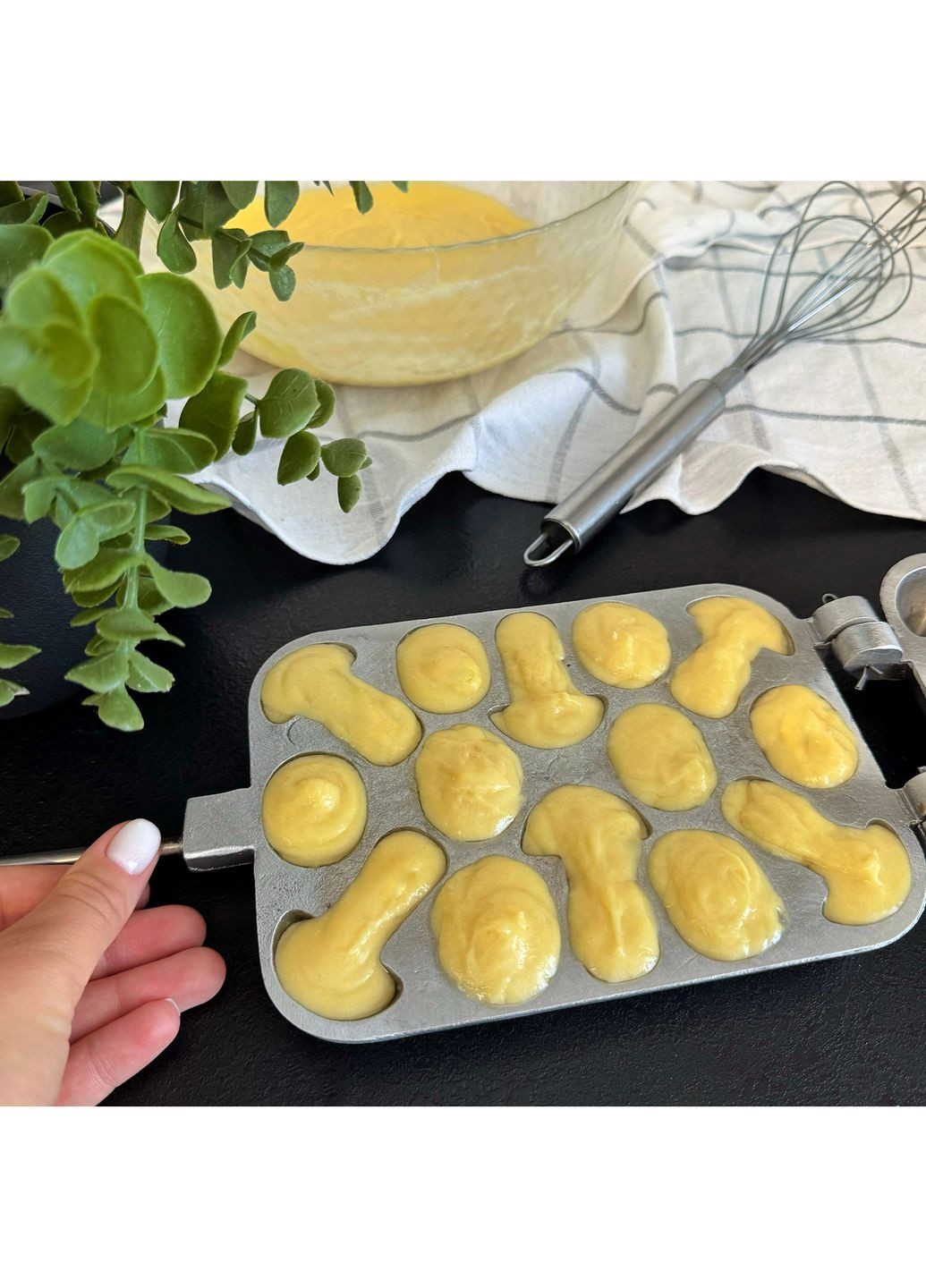 Форма алюмінієва для випікання печива на плиті горішниця горішниця «Лісові частування» (горішки та грибочки) Ласунка (314908781)