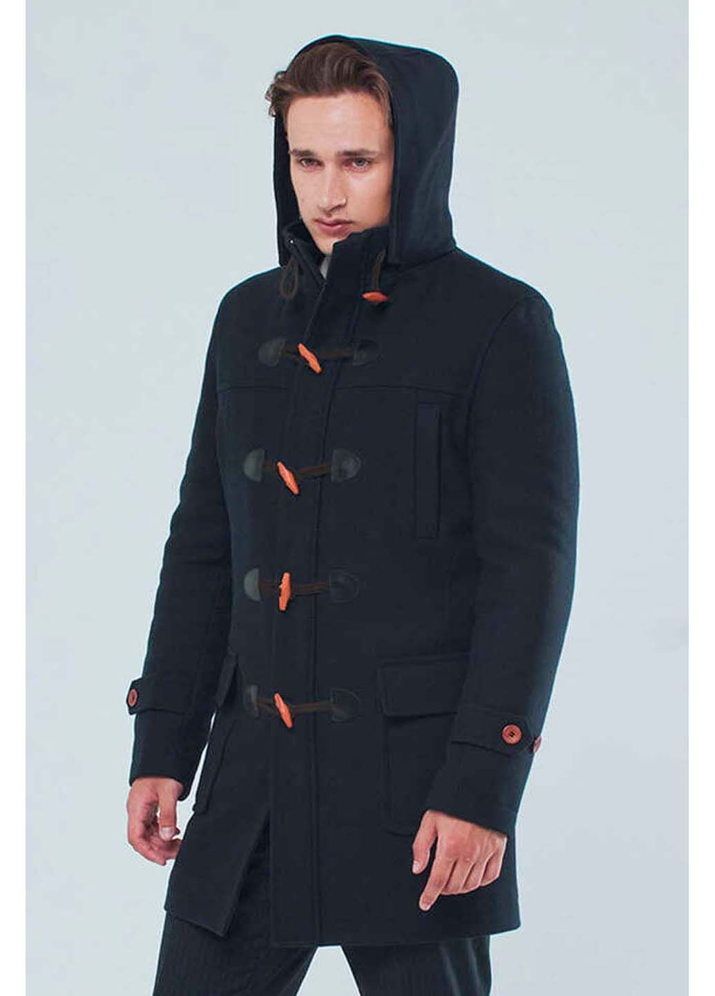 Темно-синее демисезонное Пальто Sun's House