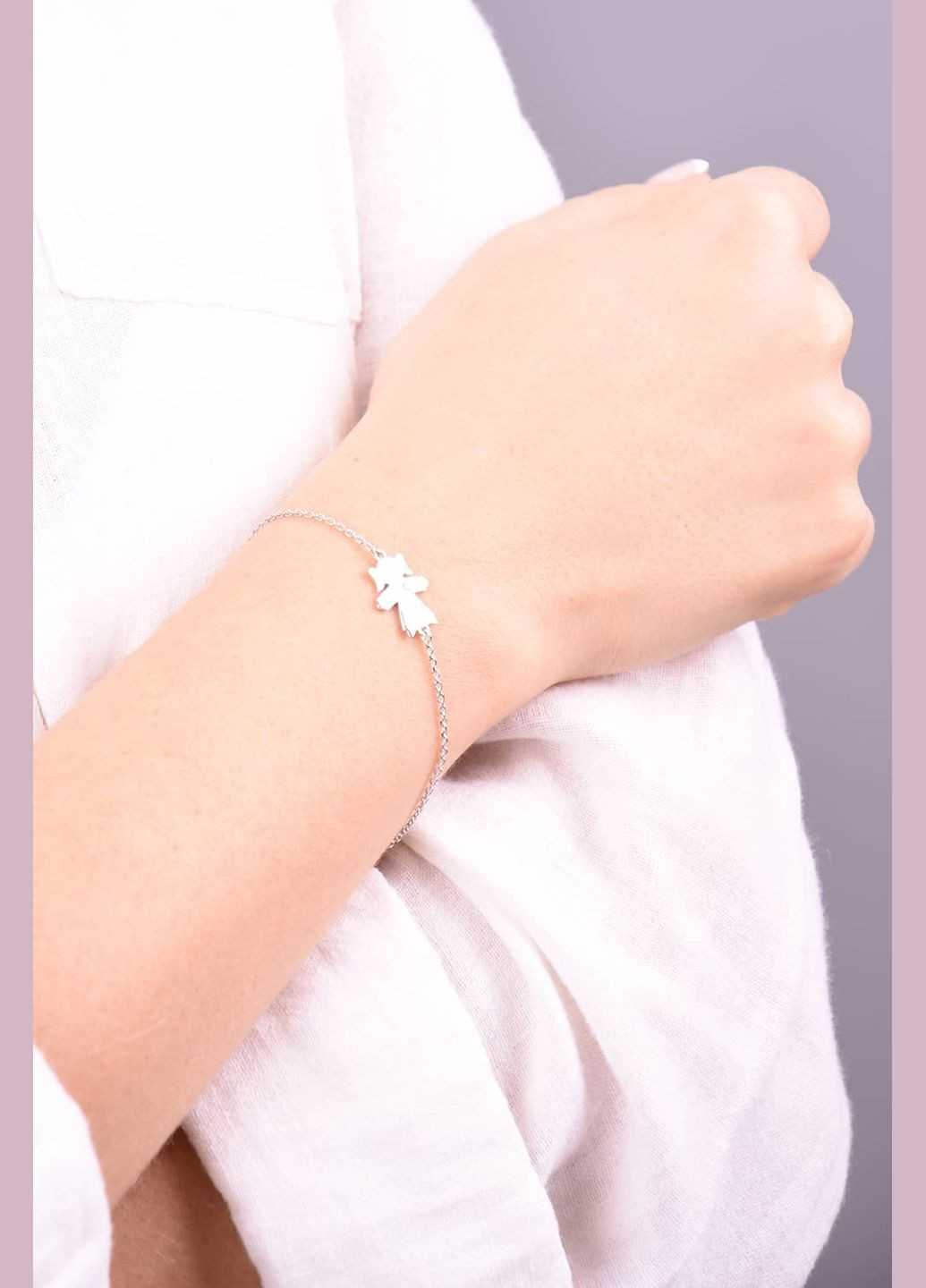 Серебряный браслет Девочка (2077) 19 IRIJ (331870978)