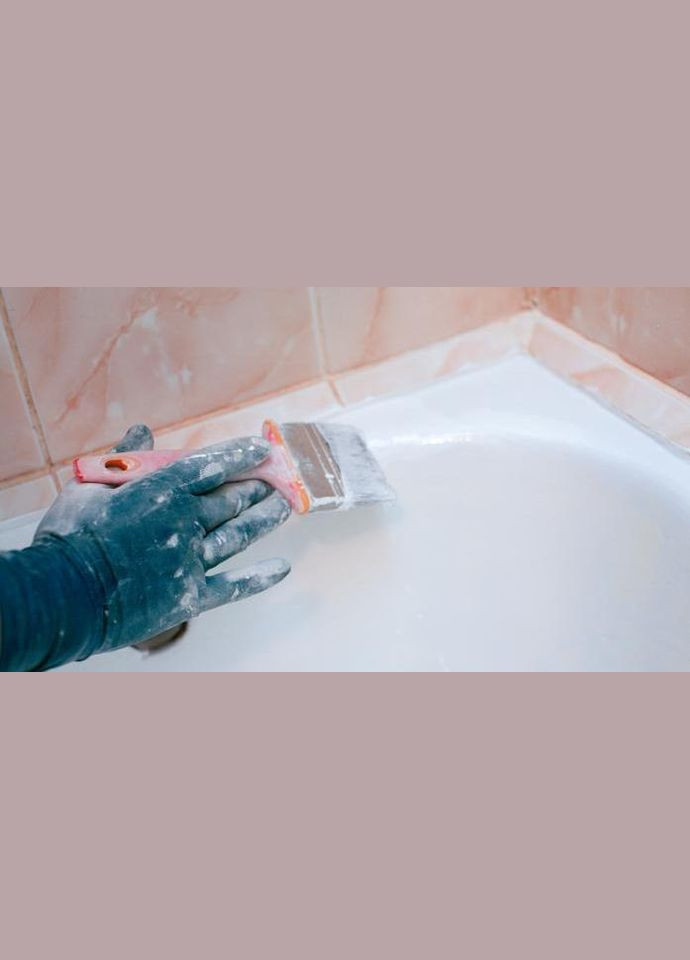 Эмаль для реставрации ванн ЭкоЭмалька 1000г (ЭкоВанна) цвет Красный с набором для реставрации ванн Оригинал ЕкоВанна (363131430)