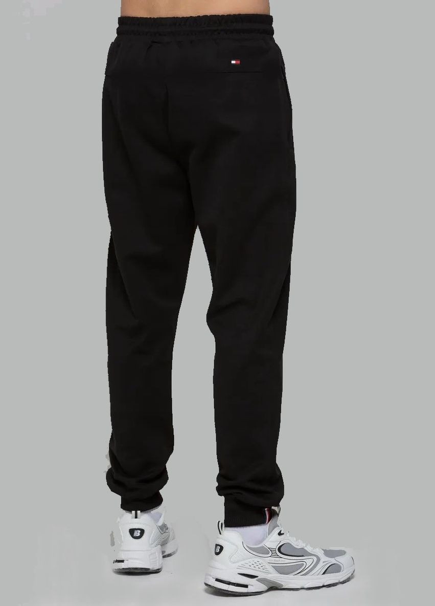 Черные спортивные, повседневный, кэжуал демисезонные брюки Tommy Hilfiger