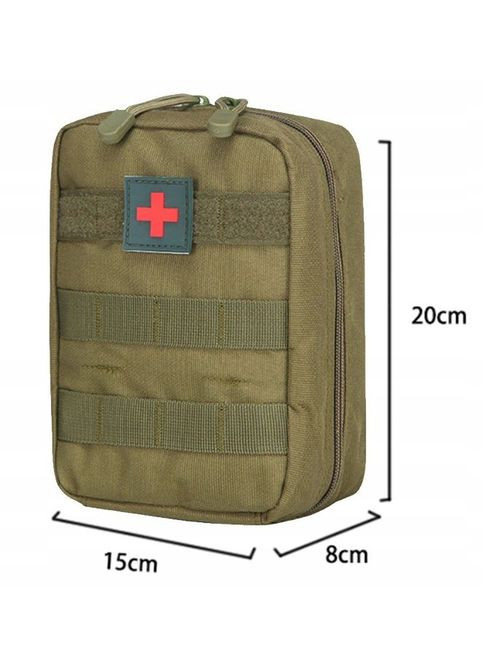 Тактическая аптечка армейская сумка для медикаментов хаки Edibazzar (297643222)