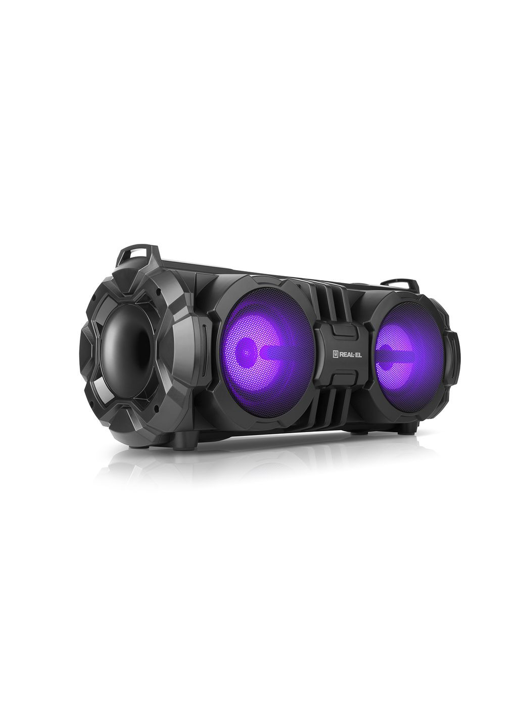 Колонка X-737 Black (28Вт,Bluetooth,USB,microSD,AUX,4000mA) Real-El (333824407)