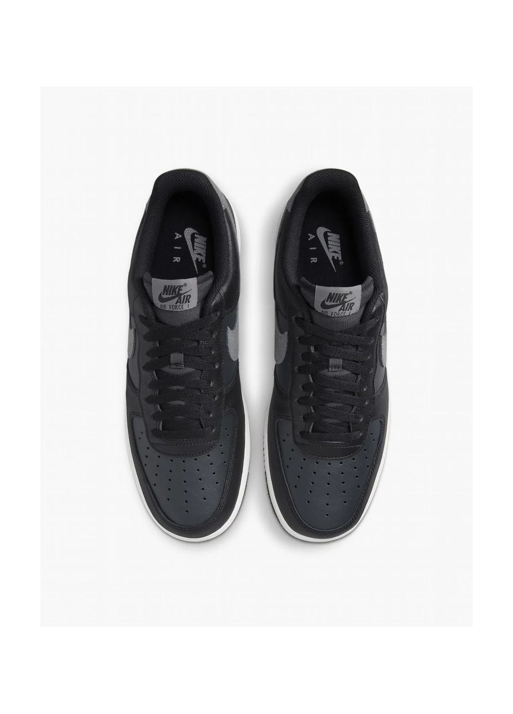 Чорні кросівки чоловічі air force 1 07 lv8 shoes black fj4170-004 Nike