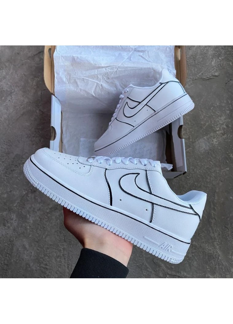 Белые летние кроссовки nike air force 1 white v3 найк аир форс 1 No Brand