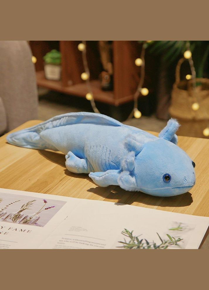Мягкая игрушка Аксолотль голубой 45 см (NR0125_3) No Brand (305772157)