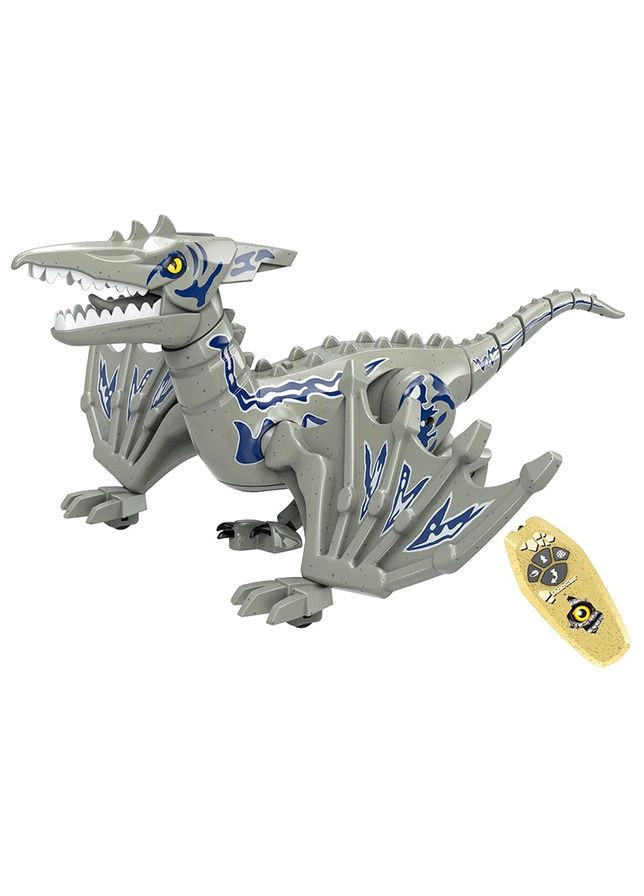 Игрушка Динозавр на Радиоуправлении Птерозавр Серый интерактивный робот для детей со светом и звуком Combuy (370603604)