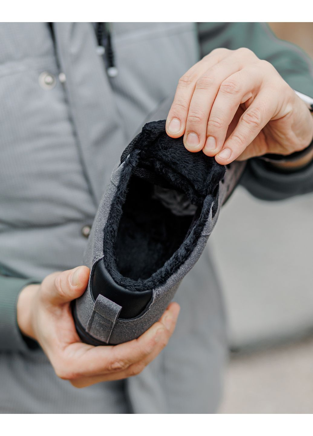 Зимові черевики-кеди Classic Grey Stilli (369720318)