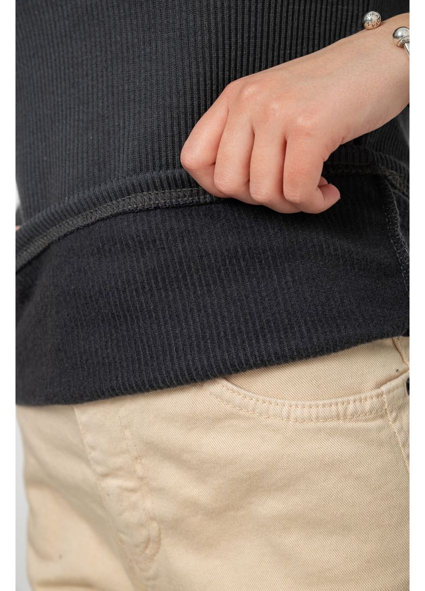 Гольф жіночий на флісі в рубчик,, 238R329 Ager (366559981)