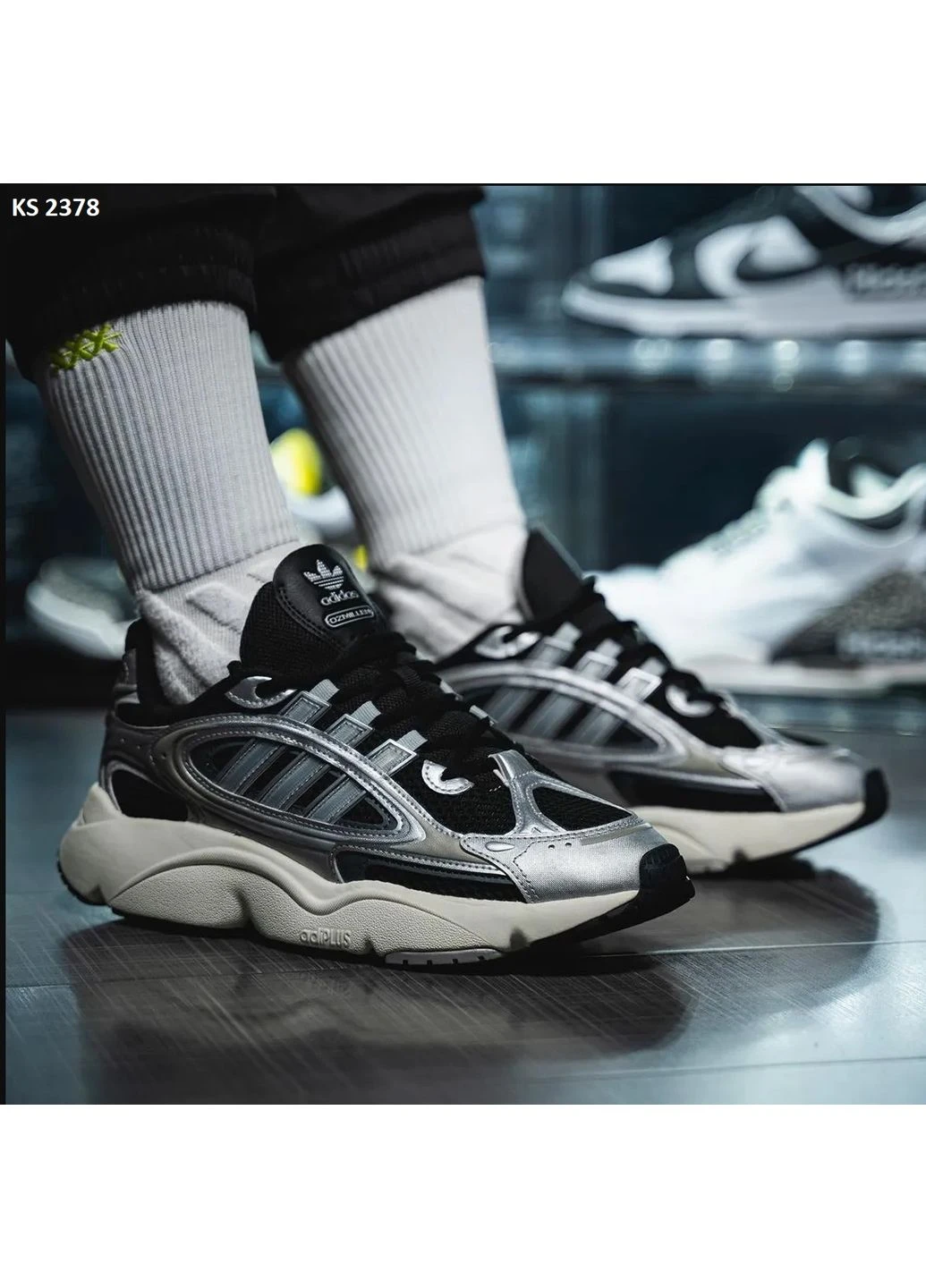Комбіновані літні кросівки adidas ozmillen steel адідас озмілен No Brand