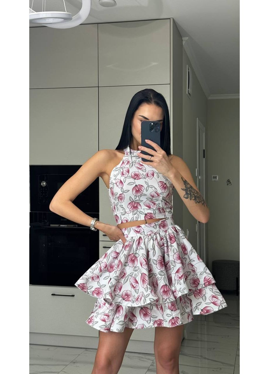 Костюм топ зі спідницею DK/DL Мода без кордонів (351346433)