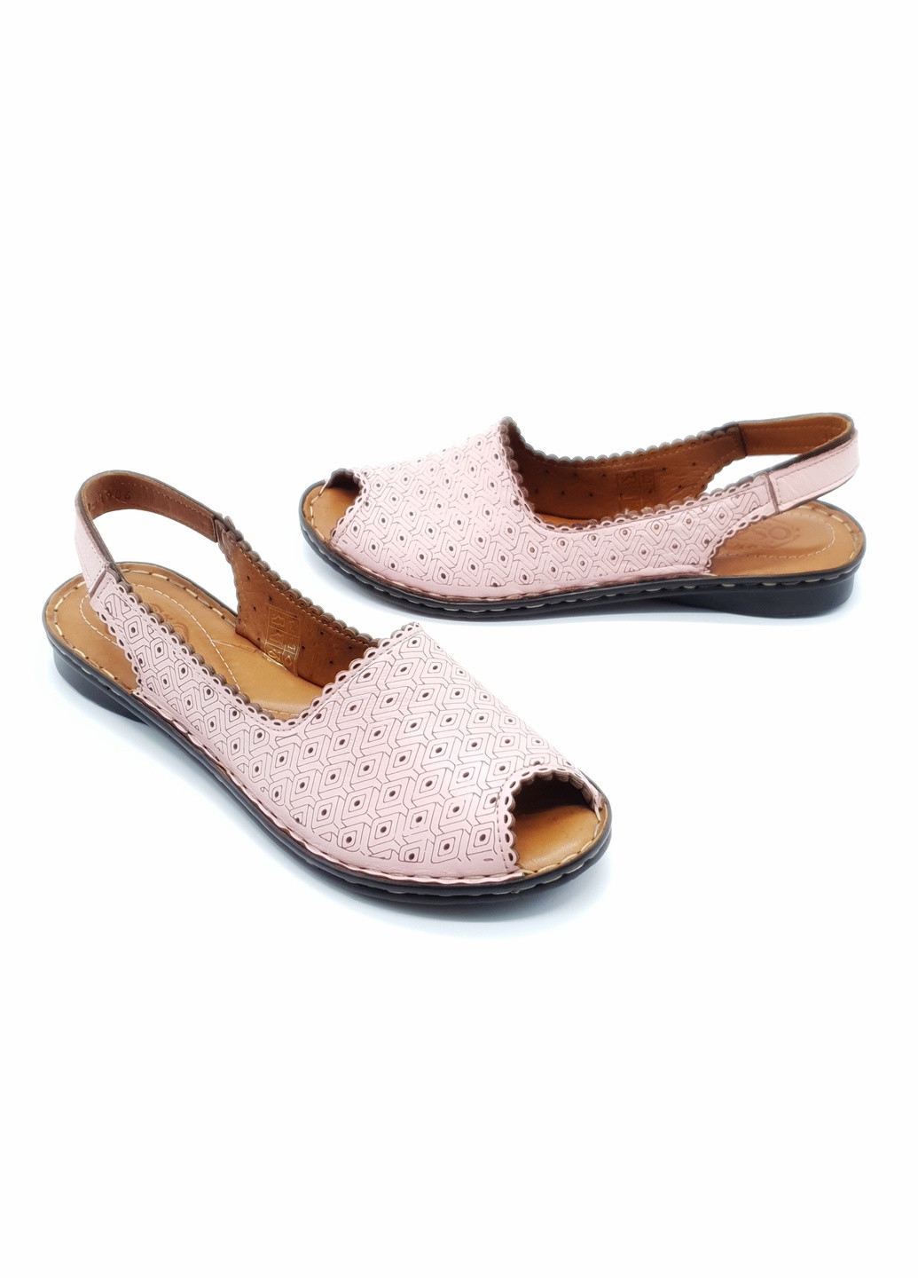 Жіночі туфлі білі шкіряні OS-17-3 25,5 см (р) Osso (259016833)