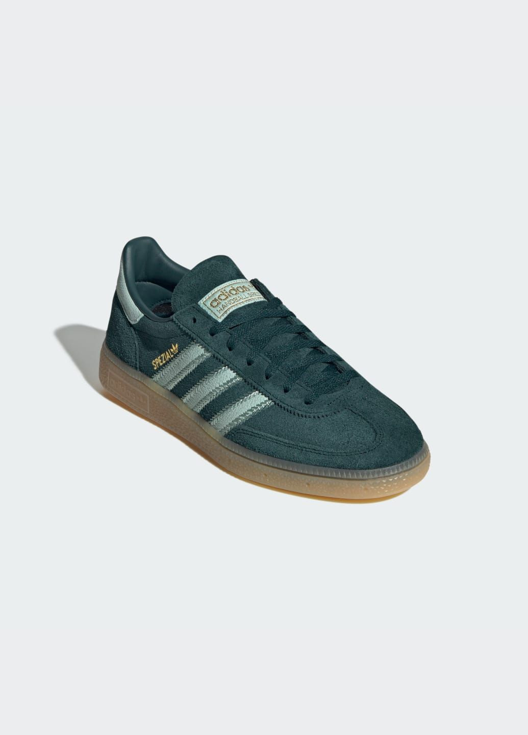 Кросівки Handball Spezial adidas зелені всесезони (338184998)