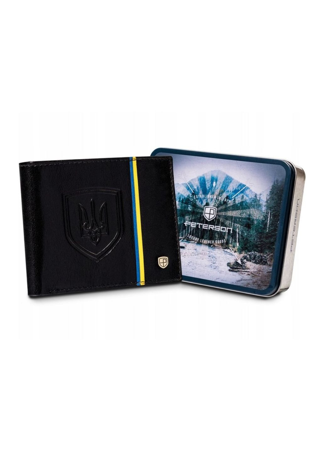 Кожаное мужское портмоне Peterson (302243945)