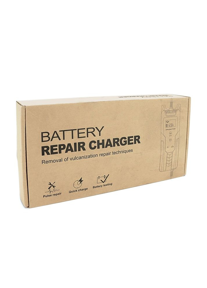 Автоматический ЗУ для аккумулятора 6V/12V, R12, 100-240V, 0,45-10А, LCD, клеммы (AGM/GEL/Lead) Voltronic (322458120)