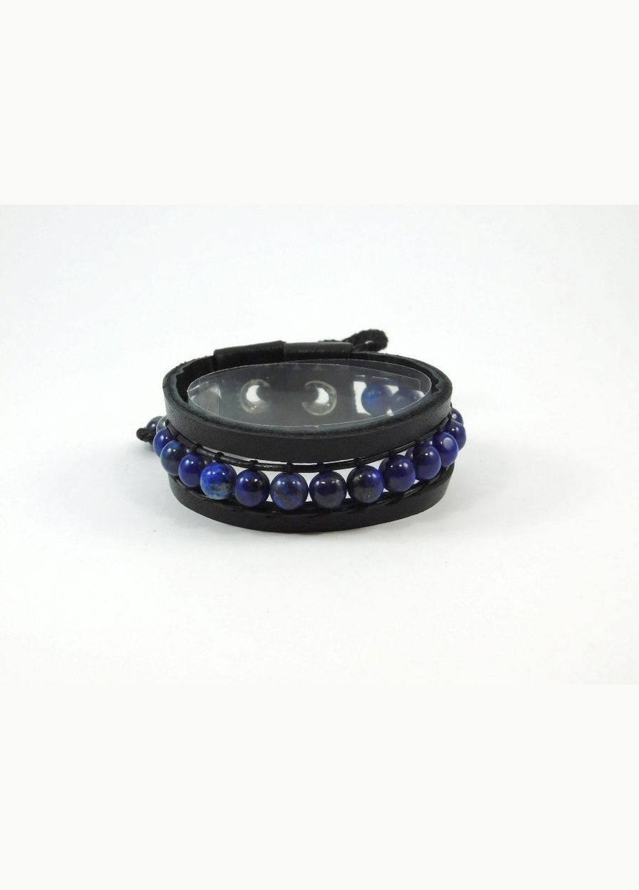 Эксклюзивный браслет кожа Лазурит 20 Fursa fashion (322316191)