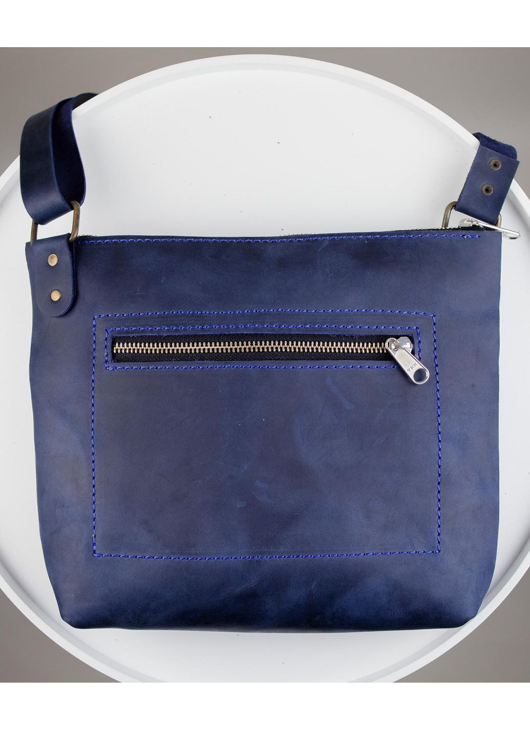 Шкіряна сумка-мессенджер через плече Vishnya (317574239)