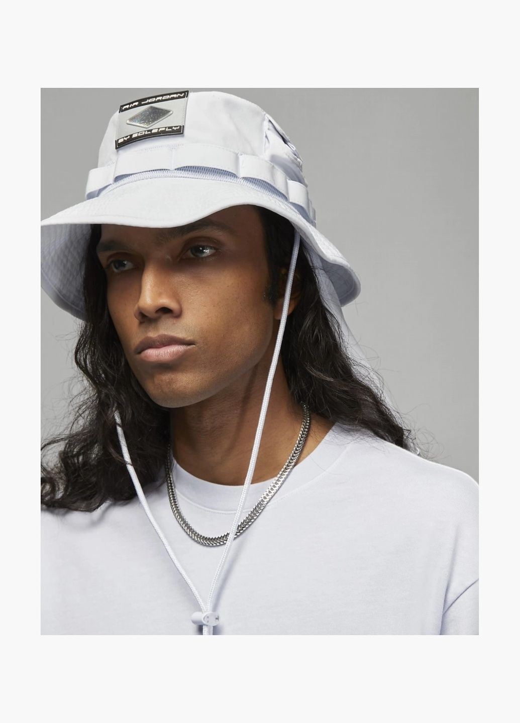 Белая мужская футболка x solefly tee white dv7511-085 Air Jordan