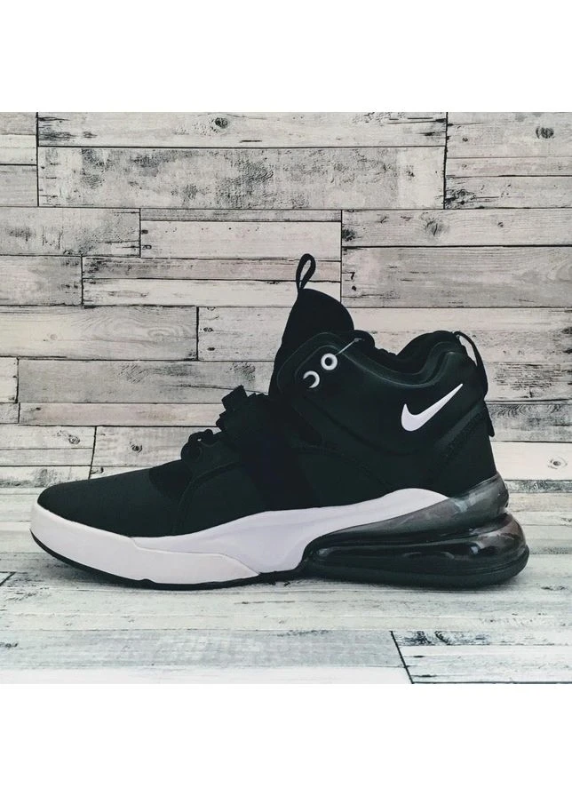 Белые демисезонные кроссовки мужские nike air force 270 black white 2 найк аир форс белые No Brand