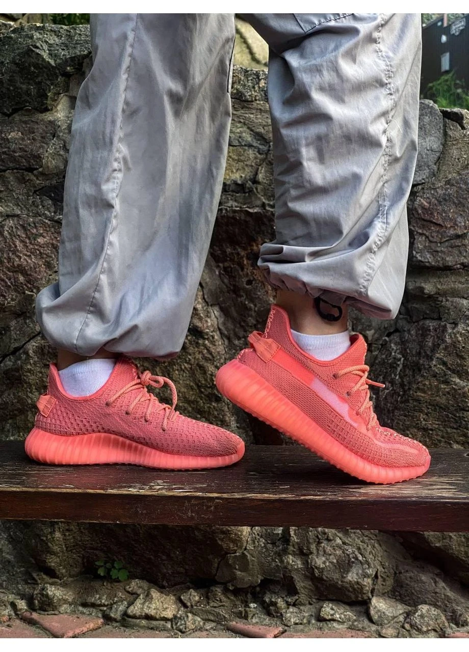 Цветные летние кроссовки adidas yeezy boost 350 coral адидас изи буст No Brand