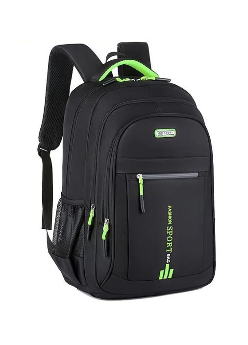 Чорний нейлоновий рюкзак великої місткості для чоловіків Fashion Sport XJXN (323645343)