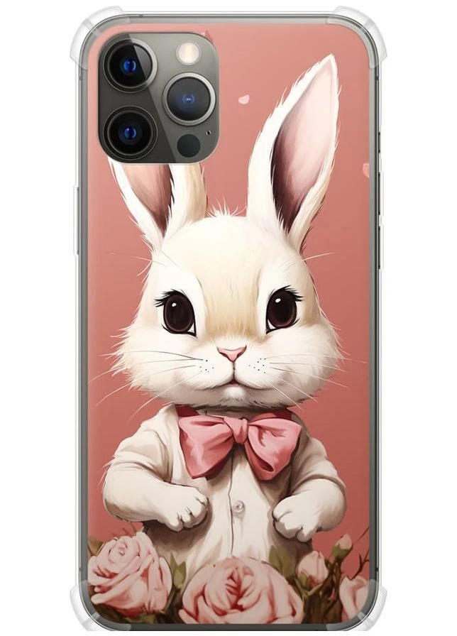 Силіконовий протиударний с посиленими кутами чохол 'Зайчик' для Endorphone Apple iPhone 12 Pro Max (267318118)