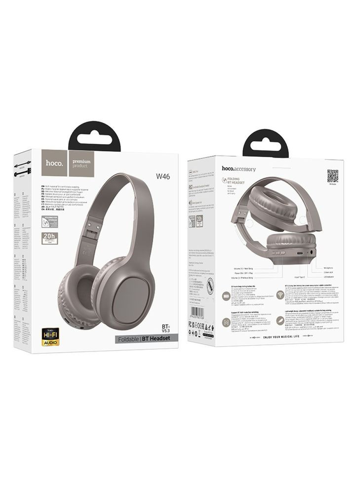 Беспроводная Стерео Гарнитура W46 мятая упаковка Hoco (369975521)
