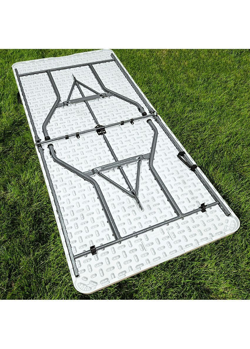 Складний стіл 182х74х74см Білий StickerWall-SW-00001605 IKI (370563898)