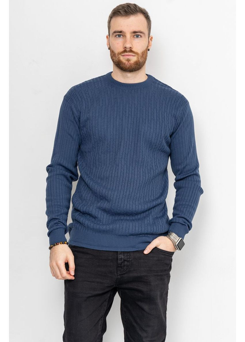 Синій демісезонний светр чоловічий, 161r880 Ager
