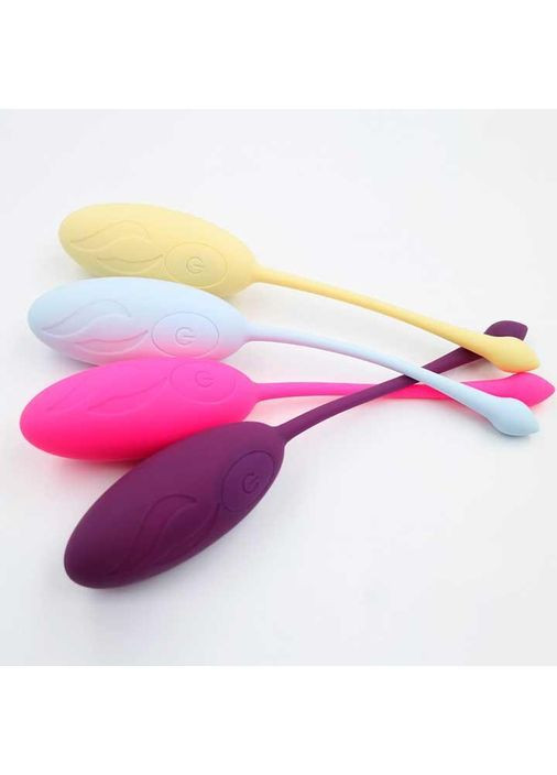 Фиолетовое виброяйцо со щетинками USB – Вибраторы No Brand (369152875)