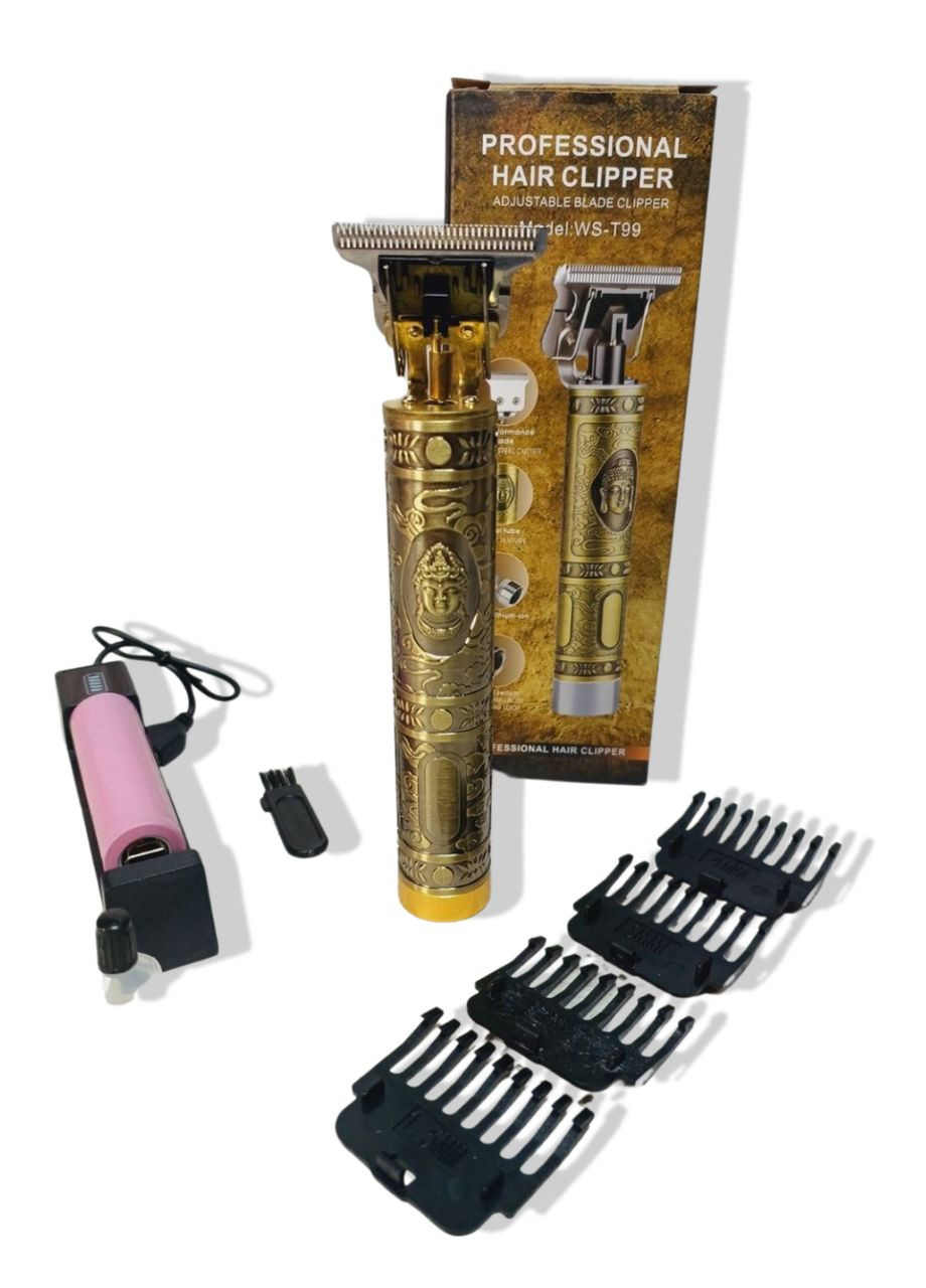 Акумуляторний триммер для бороды Barber Hair WS-T99 для стрижки волос,окантовочная машинка Clipper (297922642)
