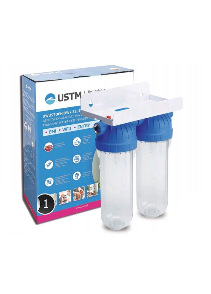Подвійний фільтр для води 1" (FS2WFW1) USTM (275335637)