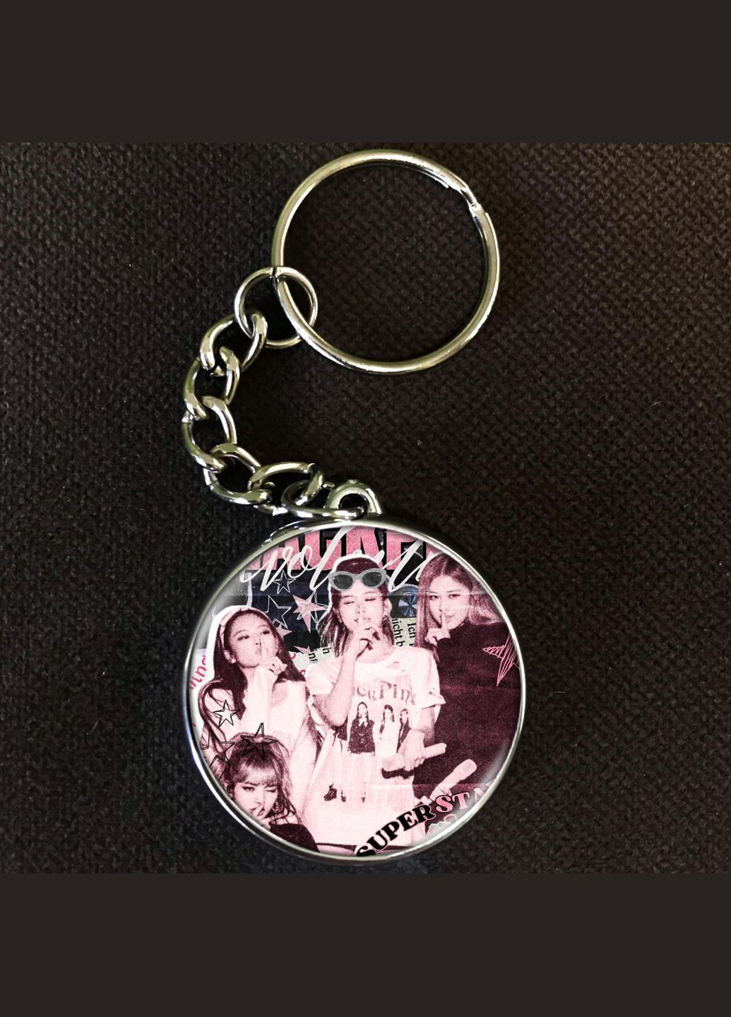 Брелок k pop BLACKPINK #006 silver No Brand (327219962)