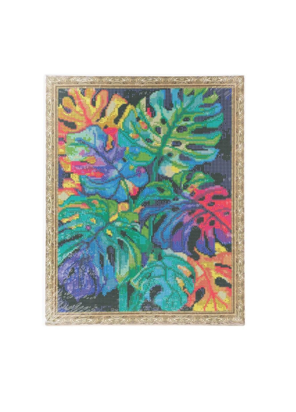 Набор с алмазной мозаикой "Цветная монстера" 40*50 см, IDEA2-CK6527, ТМ "" 99IDEAS (369734525)