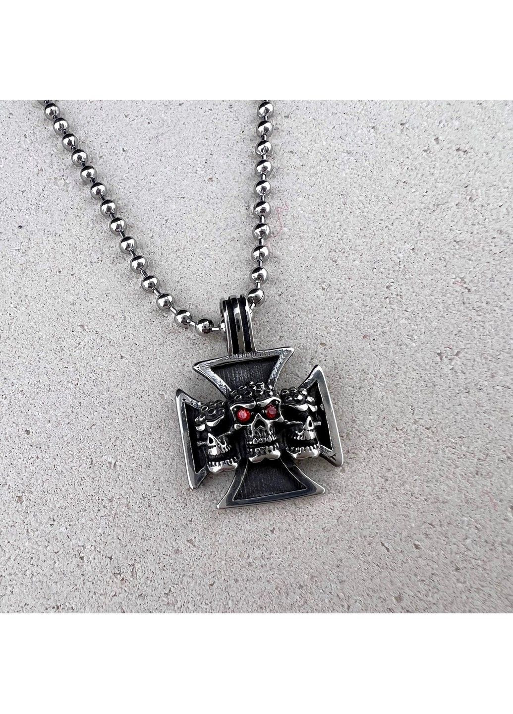 Готичний панк кулон черепи з медичної сталі PS-101 No Brand (299340068)