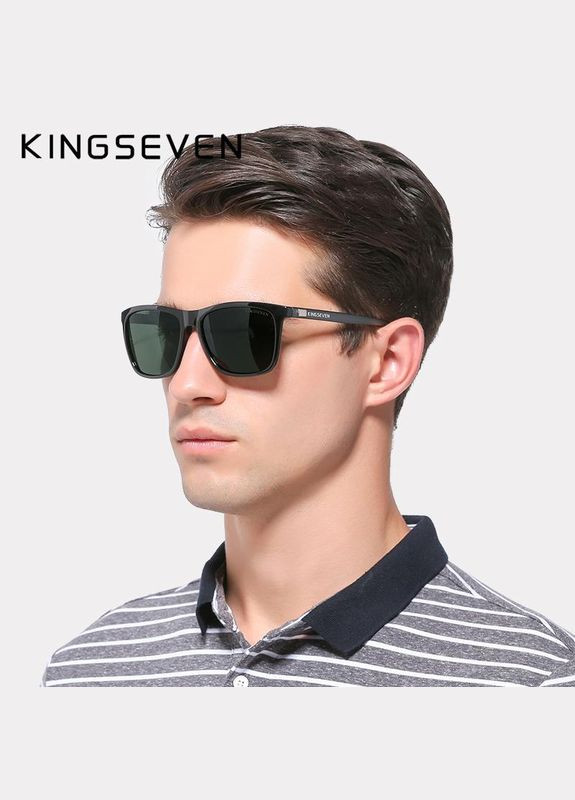 Солнцезащитные очки в классической оправе с поляризованными линзами N/K7557 DESIGN KINGSEVEN (299332669)
