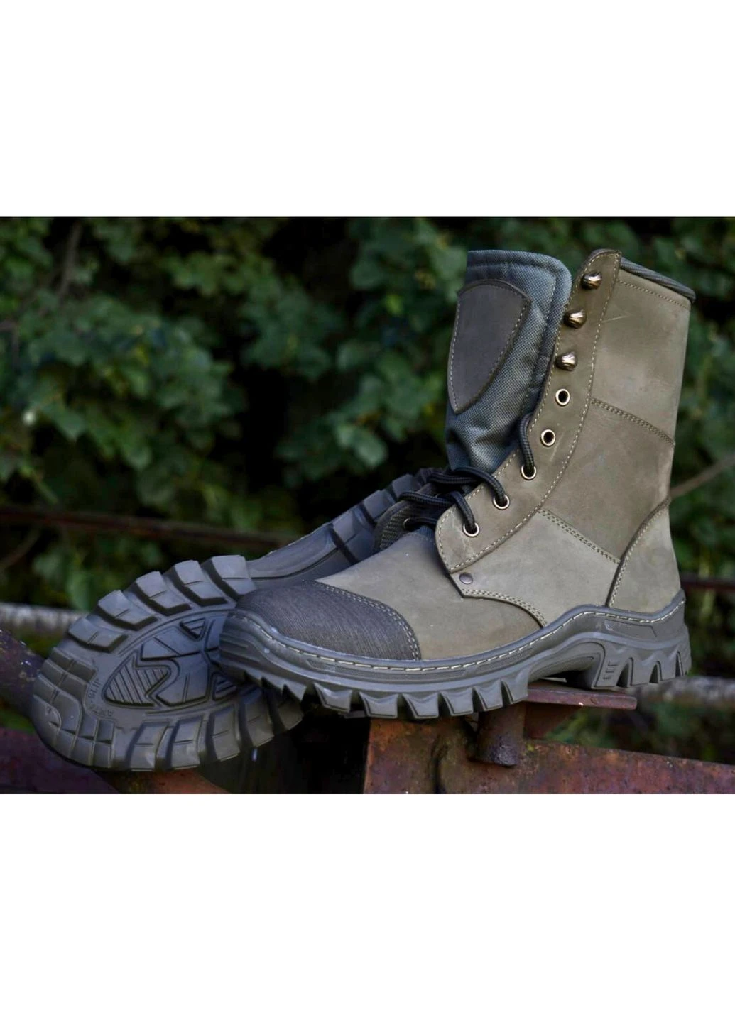 Військові Чоловічі Тактичні Берці Демісезонні. 36-48р Олива. Посилений носок та п'ята! MSDM-1012 No Brand (301138789)