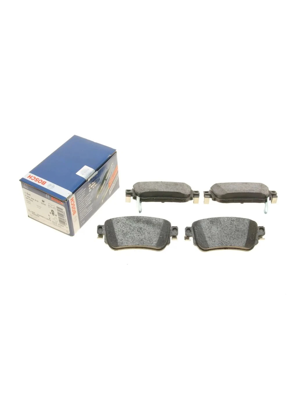 Колодки тормозные (задние) Nissan Qashqai II/X-Trail/ Renault Kadjar 13 0 986 494 816 RU63 Bosch (339644978)