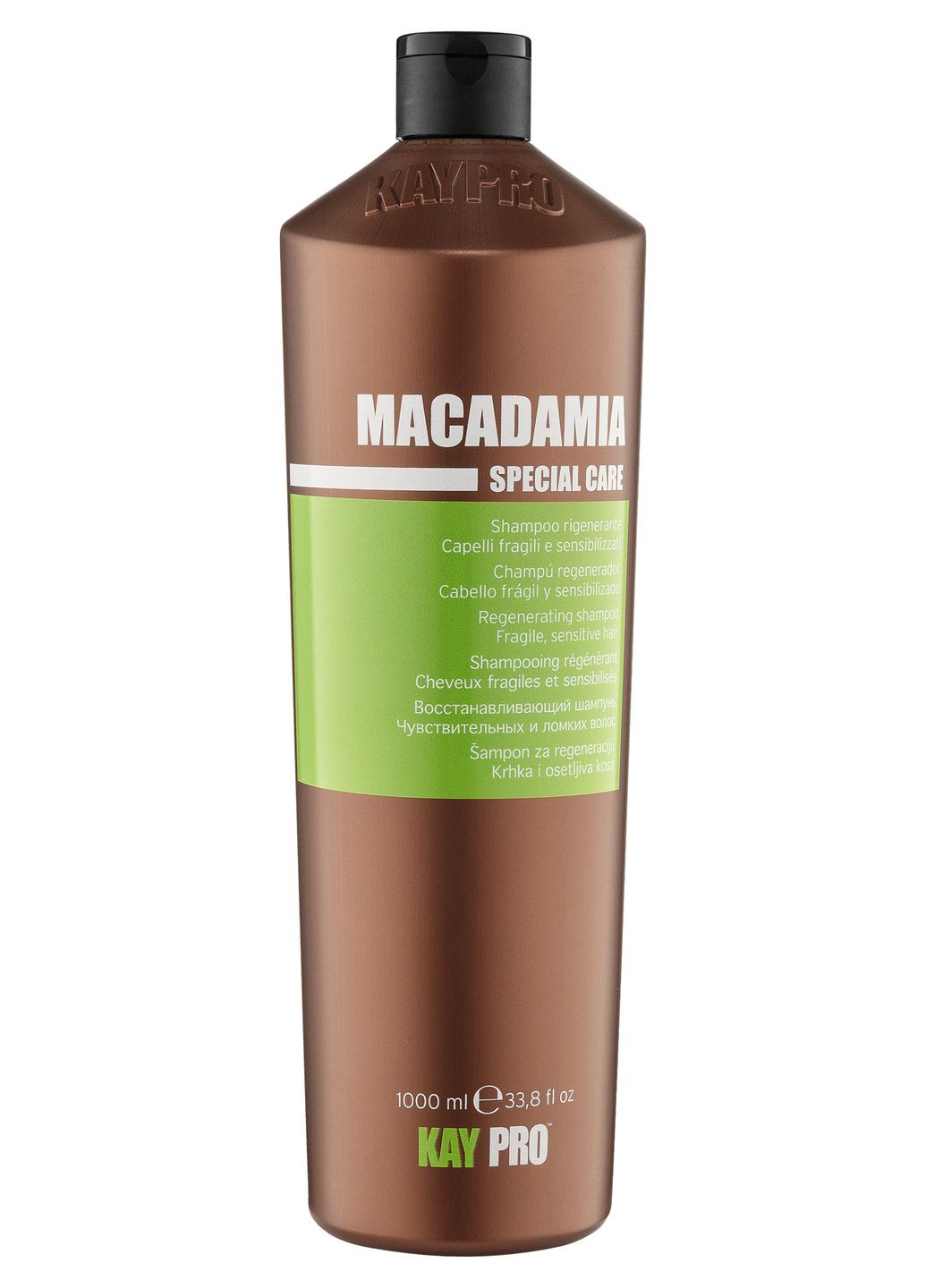 Шампунь з олією макадамії для ламкого волосся Macadamia 1000 мл KayPro (337682510)