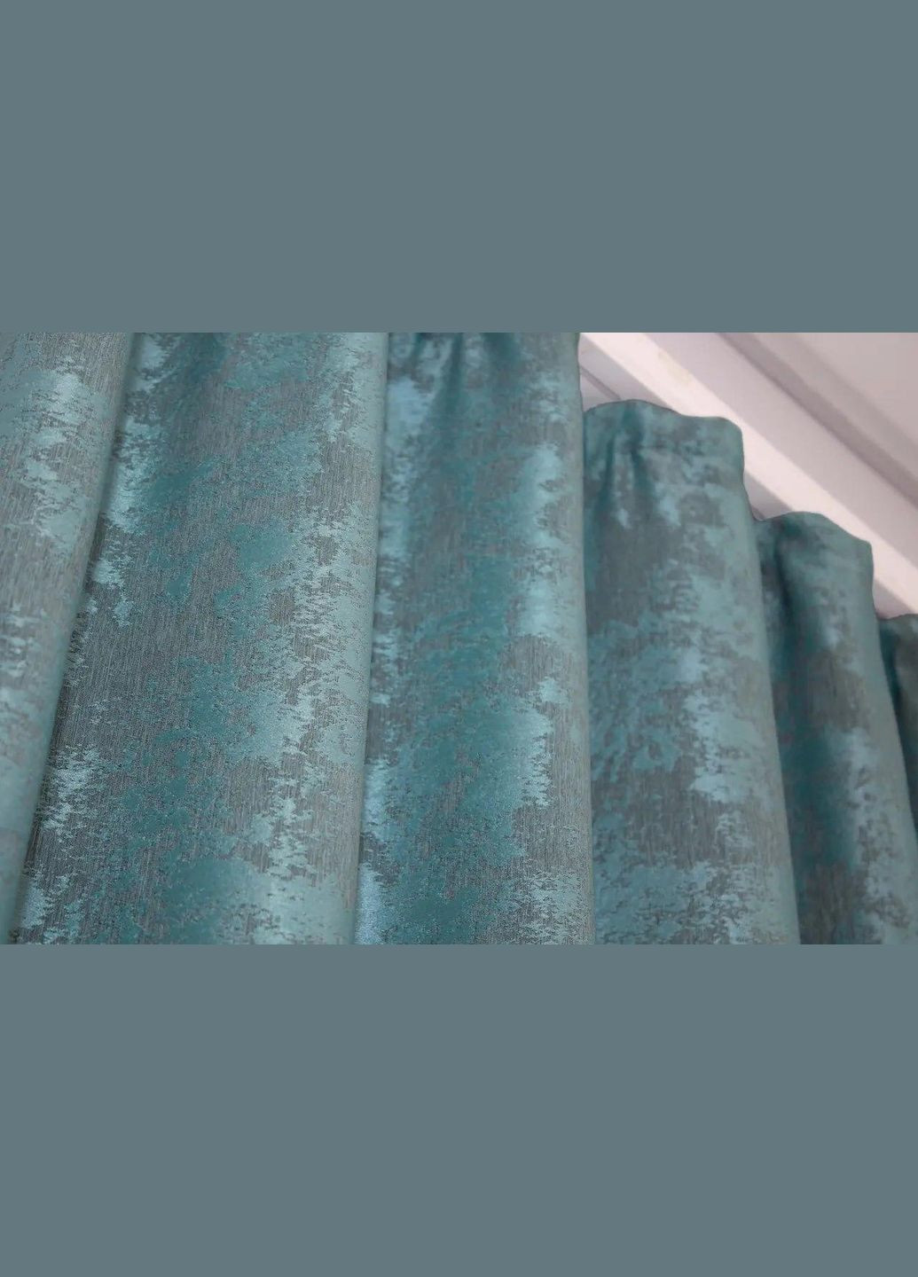 Набір штори для спальні Жаккард Зелений 200x270 см (Е101105B) No Brand (306633631)