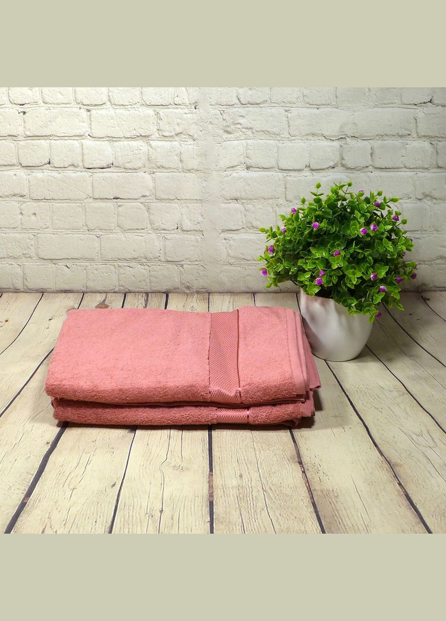 Aisha Home Textile полотенце махровое aisha - коралловый 50*90 (400 г/м²) розовый производство -